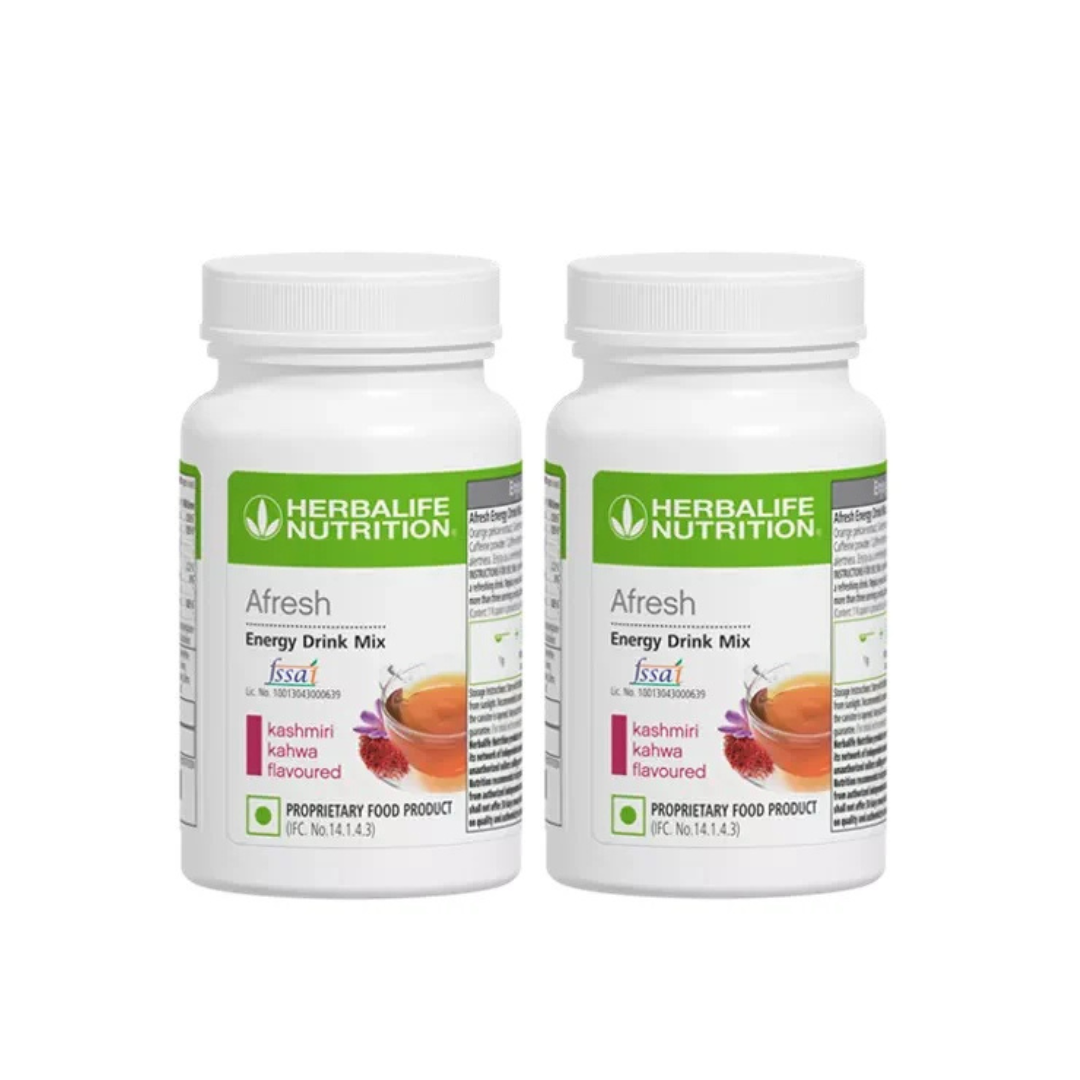 Herbalife Afresh Energy Drink Mix 40g Kashmiri Kahwa Pack Of 2